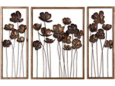 Uttermost Metal Tulips Wall Art (3 Piece Set) UT12785