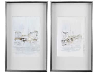 Uttermost New England Port Framed Prints Set of 2 UT33714