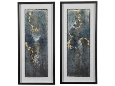Uttermost Glimmering Agate Abstract Prints (Set of 2) UT41434