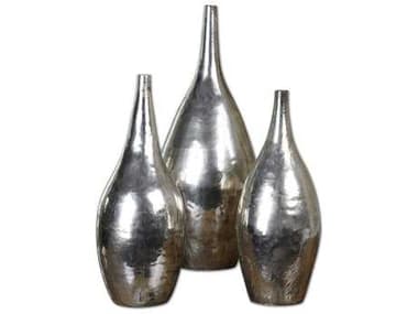Uttermost Rajata Silver Vases (3 Piece Set) UT19826