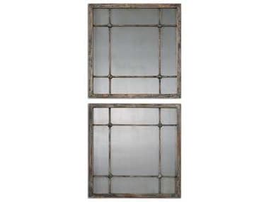 Uttermost Saragano 19 x 19 Square Wall Mirrors (2 Piece Set) UT13845