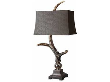 Uttermost Stag Horn Dark Shade Table Lamp UT27960