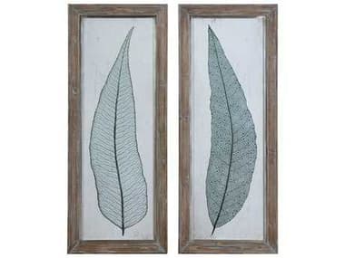 Uttermost Tall Leaves Framed Wall Art (2 Piece Set) UT41514