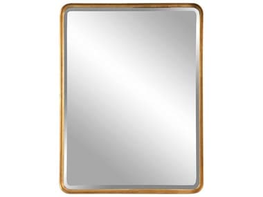 Uttermost Crofton Light Antiqued Gold Leaf 30''W x 40''H Rectangular Wall Mirror UT09739