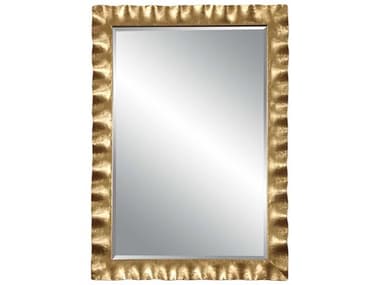 Uttermost Haya Light Antiqued Gold Leaf 28''W x 40''H Rectangular Wall Mirror UT09742