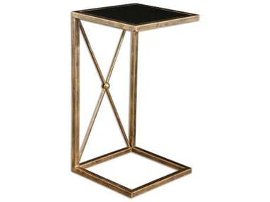 Uttermost Zafina 13 Square Gold Side Table UT25014