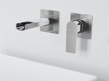 Vigo Atticus Chrome 1-Handle Wall-Mount Bathroom Sink Faucet VIVG05005CH