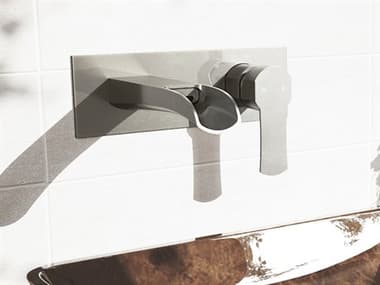Vigo Cornelius Brushed Nickel 1-Handle Wall-Mount Bathroom Faucet VIVG05004BN