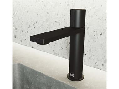 Vigo Halsey Matte Black 1-Handle Bathroom Faucet VIVG01045MB