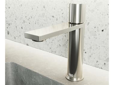 Vigo Halsey Brushed Nickel 1-Handle Bathroom Faucet VIVG01045BN