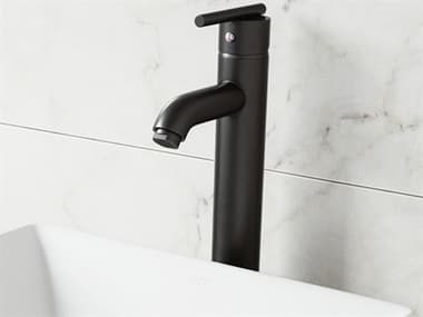 Vigo Seville Matte Black 1-Handle Vessel Bathroom Faucet VIVG03009MB