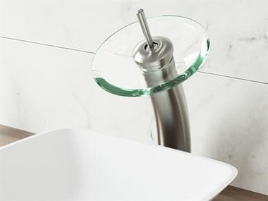 Vigo Waterfall Brushed Nickel 1-Handle Bathroom Faucet VIVG03002BN