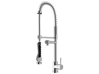 Vigo Zurich Chrome 1-Handle Deck Mount Pull-Down Kitchen Faucet VIVG02007CH