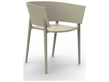 Vondom Africa Beige Arm Dining Chair (Price Includes Four) VON65005ECRU