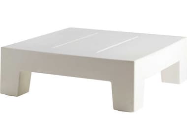 Vondom Jut 23" Square Plastic White Matte End Table VON44405WHITE