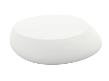 Vondom Stone 32&quot; Round Plastic White Matte Coffee Table VON55007WHITE
