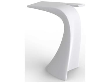 Vondom Wing 30" White Matte Rectangular Plastic Bar Table VON53032WHITE