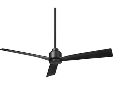 WAC Lighting Clean Matte Black 52'' Wide Indoor / Outdoor Ceiling Fan WACF003MB