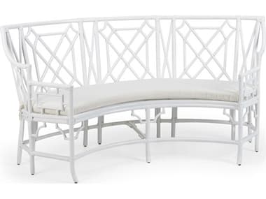 Wildwood 75" White Fabric Upholstered Accent Bench WL490467