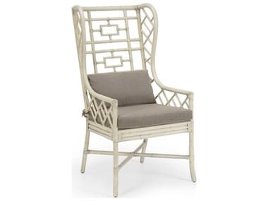Wildwood Gwyneth Wing 23" White Fabric Accent Chair WL490372