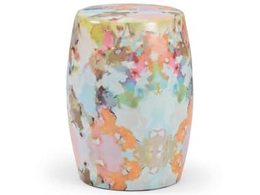 Wildwood Multi Color Decal Accent Stool WL301663