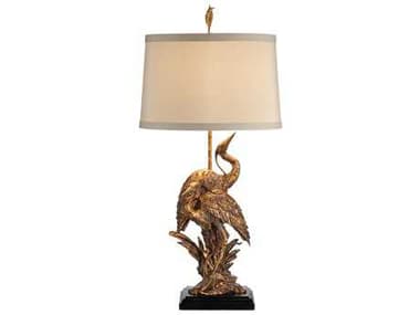 Wildwood Egrets Old Gold Molded Composite Buffet Lamp WL13112