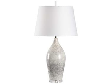 Wildwood Boccale Gray White Linen Off Buffet Lamp WL60775