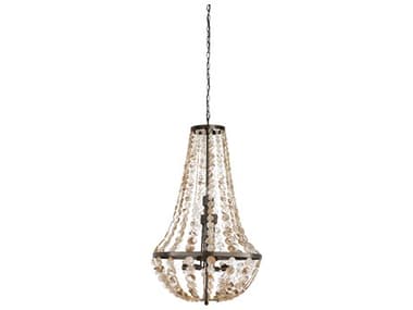 Wildwood Bronze / Coffee Tinted Eight-Light 24'' Wide Glass Medium Chandelier WL67288