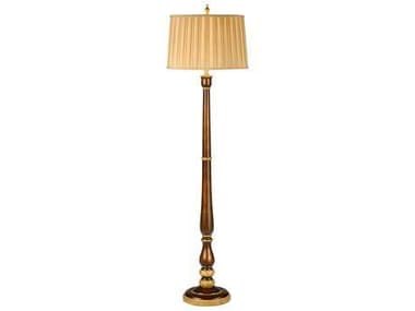 Wildwood Candlestick 67" Tall Tuscan Brown Gold Silkette Floor Lamp WL17127