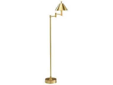 Wildwood Ashbourne 51" Tall Antique Brass Nickel Floor Lamp WL60395