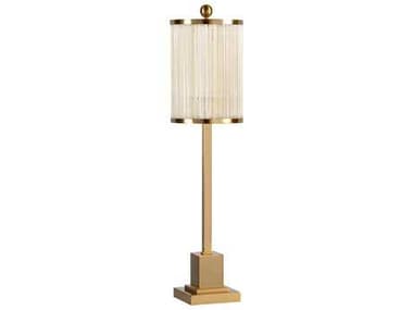 Wildwood Park Avenue Tarnished Brass Clear Glass Metal Buffet Lamp WL60540