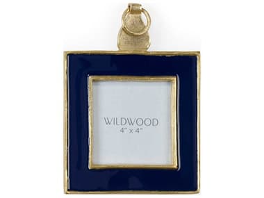 Wildwood Gold / Navy Blue Clear Plain 4''W x 4''H Picture Frame WL302107