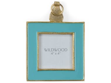 Wildwood Gold / Aqua Clear Plain 4''W x 4''H Picture Frame WL302113