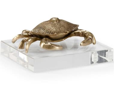 Wildwood Crab Brass Sculpture WL301908