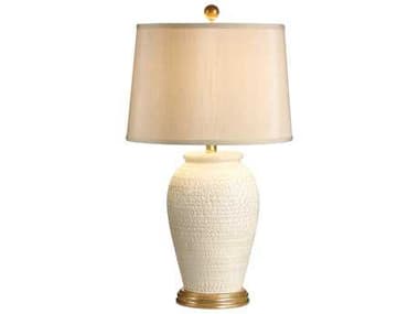 Wildwood Lucia White Gold Champagne Silkette Buffet Lamp WL27513