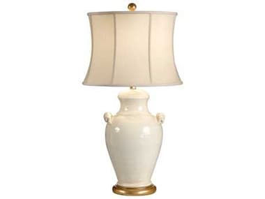 Wildwood Gisella Ivory Taupe Silkette White Buffet Lamp WL27516