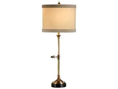 Wildwood Complex Key Solid Brass And Marble Patina Brass Table Lamp WL46890