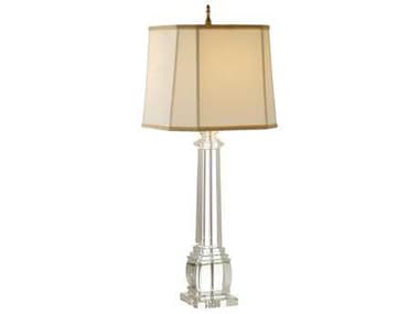 Wildwood Copely Clear Off White Silk Nickel Buffet Lamp WL9275