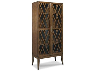 Woodbridge Reed 37'' Wide Hardwood Bordeaux Display Cabinet WBFTF60110