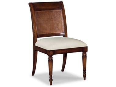 Woodbridge Side Birch Wood Brown Upholstered Dining Chair WBF706401