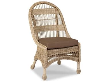 Woodbridge Palm Natural Fabric Upholstered Side Dining Chair WBF721229