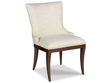Woodbridge Elise Hardwood Beige Fabric Upholstered Side Dining Chair WBF724403