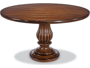 Woodbridge 58'' Hand Planed Round Bordeaux Dining Table WBF5039B1058HP