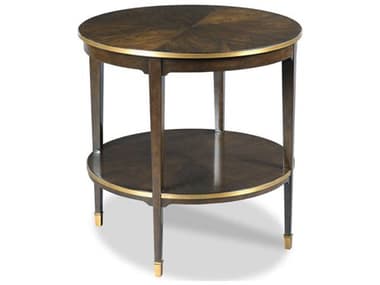 Woodbridge Emery 26&quot; Round Mink End Table WBFTF11413