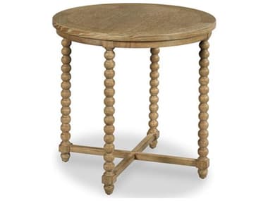 Woodbridge Caldera 26&quot; Round Vintage End Table WBF129209