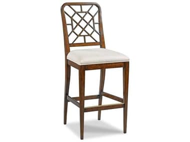 Woodbridge Merrion Fabric Upholstered Solid Wood Bordeaux Counter Stool WBF750910