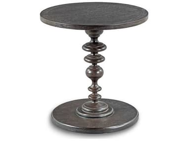 Woodbridge Montecito 23" Round Slate End Table WBF124538