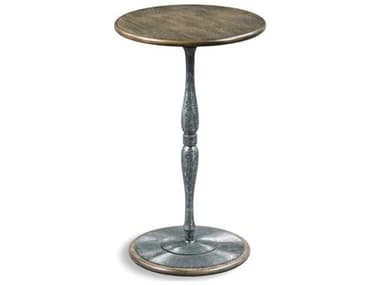 Woodbridge Furniture Napa / Hammered Steel 16'' Wide Round Pedestal Table WBF126615