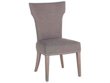World Interiors Quincy Birch Wood Gray Fabric Upholstered Side Dining Chair WITZWBECOWGN