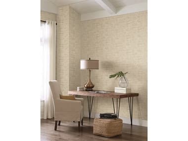 York Wallcoverings Conservatory Beige Papyrus Weave Wallpaper YWCY1556